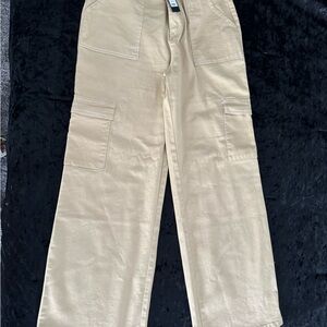 Beige Cargo Pants